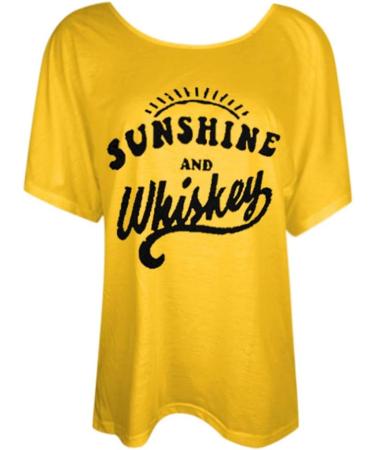 Shop Ppanguding Women's Off Shoulder Rainbow T-Shirt - Summer Graphic Print Blouse in Gelb - Trendy Short Sleeve Tops - Buy Online on GoSupps.com