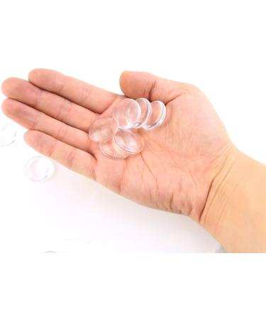 Acmer 1 inch/25mm Clear Glass Cabochons - 200 Pieces for Photo Pendant Craft Jewelry Making - Buy Online on GoSupps.com