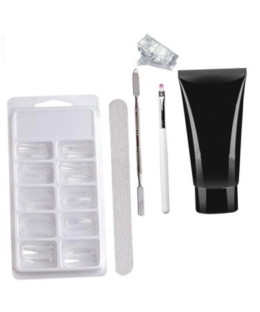 FRCOLOR 1set Set Nail Extension Glue Set Gel Manicure Nail Tools Nail Tips Gel Nail Lengthen Kit Nail Builder Gel Kit Nail Extension Kit Nail Art Brush Nail Brush Strengthen Plastic
