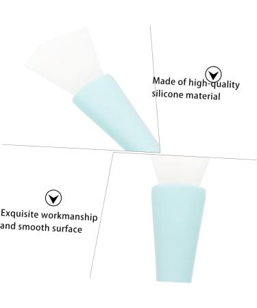 Didiseaon 2 Sets Silicone Makeup Brush Lip Applicators Eyeliner Applicator Eye Shadow Lip Liner Brush Silicone Facial Mask Brush Skincare Brush for Mud Concealer Lips Silica Gel Lip Brush - Buy Online on GoSupps.com