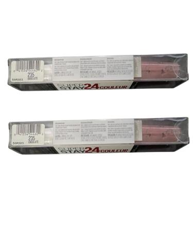 Maybelline New York SuperStay 24 Color 2-Step Liquid Lipstick Loaded Latte #235 - Pack of 2 - Buy Online on GoSupps.com