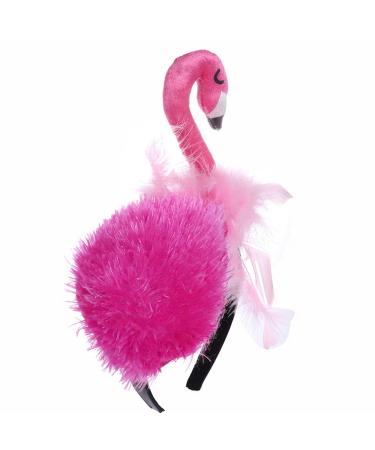 Flamingo Headband: Cute Pink Feather Party Head Bopper for Girls, Teens, Women - Buy Online on GoSupps.com