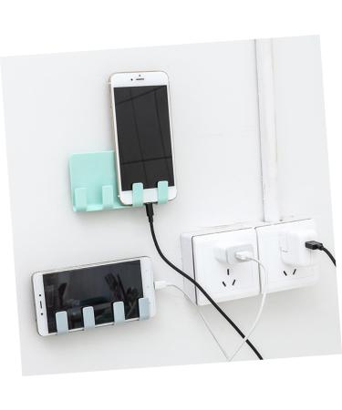 UKCOCO 4-Piece Self-Adhesive Wall Holder for Smartphones - Wall Charging Station & Organizer - PP Cell Phone Hook (12x7x1.3cm) - Buy Online on GoSupps.com