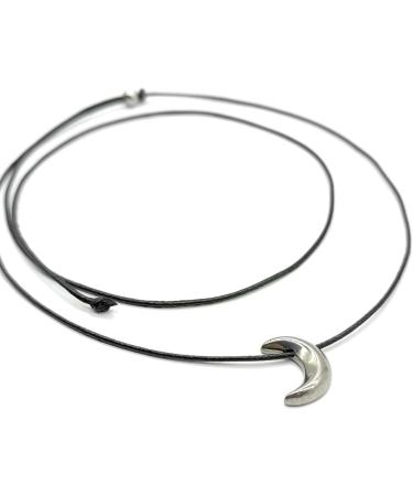 Oralgo's Elegant Moon Necklace - Adjustable Cordal Jewelry for Women & Girls - Stylish Accessory - Buy Online on GoSupps.com