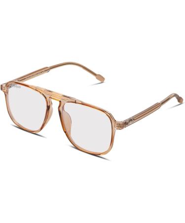 SMOODER KALISPEL Computer Glasses for Men & Women - Blue Light Block Screen Filter Soft Champagne - Best for Eye Protection - Buy Online on GoSupps.com