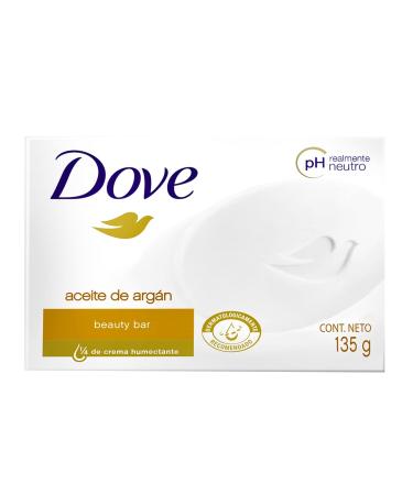 Dove Argan Oil Beauty Bar Soap 4.75 Oz / 135 Gr (Pack of 12 Bars)