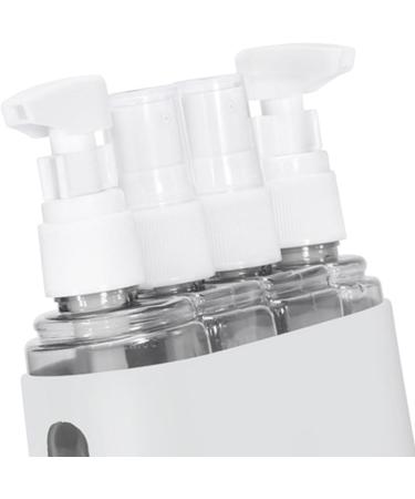 Portable Mini Pump Bottle Set for Travel - Lightweight & Convenient Essentials in Light Gray - Buy Online on GoSupps.com