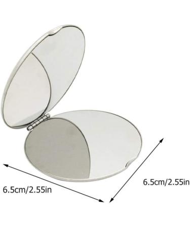 Minkissy Handbag Round Compact Cosmetic Mirror Double-Sided Travel Cosmetic Mirror Bag Hand Mirror Changing Mirror for Money Foldable Carry Bag - Buy Online on GoSupps.com