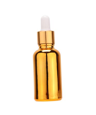 HAPINARY 1pc Essential Oil Dropper Bottle Refillable Bottle Refillable Drop with Dropper Medical Dropper Bottle Cologne Dropper Bottle Essential Oil Perfume Essential Oil Drop Bottle 10x3.3cm Golden