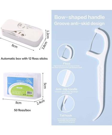 Portable Dental Porridge Dispenser & Silk Container with 12 Dental Floss - Travel Organizer for Family & Hotels (Black 2 Pieces) - Buy Online on GoSupps.com