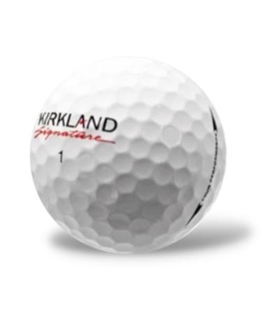 Golf Ball Monkey Cheap Recycled Kirkland Signature Golf Balls - 4A AAAA Near Mint Premium Kirkland Golf Balls Recycled - White Used Golf Balls for Men and Women 48