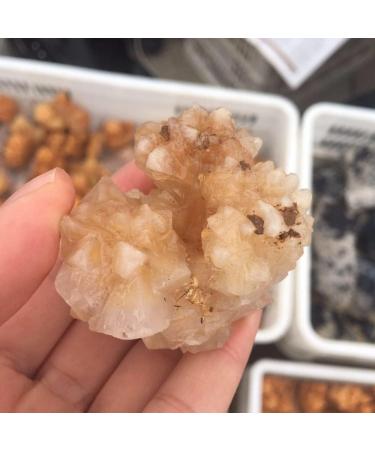 Room Decoration Natural Stone Calcite Cluster Crystal Flow Raw Quartz Point Selenite Rough Crystal Cluster Calcspar Minerals Specimen Stones (Color : 150-170g) - Buy Online on GoSupps.com