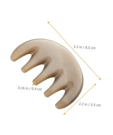 Lurrose Gua Sha Massage Comb - 15-Point Acupuncture Tool for Scalp & Body | 8.5x5.5cm | International Shipping Available - Buy Online on GoSupps.com