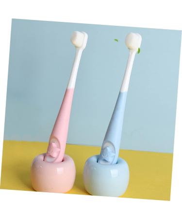 Minkissy 2-Pack Children's Toothbrush - Soft Fur Dental Care Tool for Infants & Toddlers | Ideal Baby Gift - Buy Online on GoSupps.com