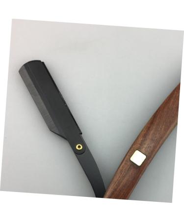 Minkissy 2-Pack Collapsible Straight Razor - Vintage Bamboo Hair Cutter for Men | Safe Manual Shaving Tool - Buy Online on GoSupps.com