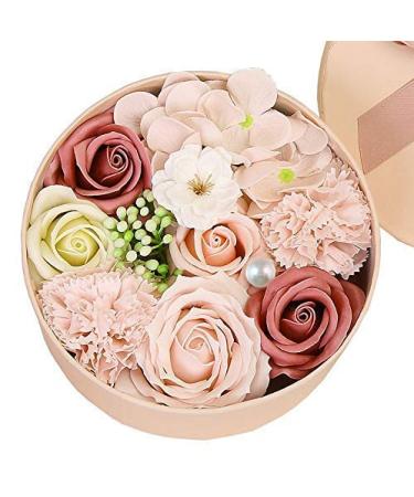 Luxury Beautiful Flora Scented Roses/Carnation Flower Bath Soap With Stem  Plant Essential Oil Flower Soap in Gift Box  Gift for Birthday/Valentine's Day/Mother's Day/Teachers' Day/Christmas Gift
