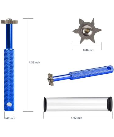 XCELLENT Golf Club Groove Sharpener with 6 Cutter Blades - Blue - Buy Online on GoSupps.com