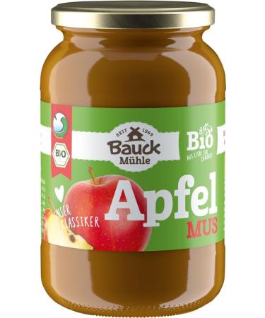 Bauckhof Organic Sweetened Apple Compote (2 x 360 g) - Buy Online on GoSupps.com