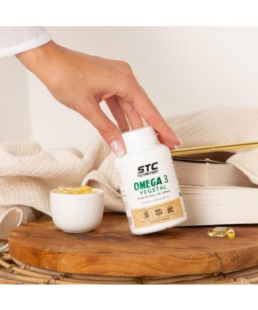 STC NUTRITION | Omega 3 VEGETABLE | Dietary Supplement with Vegetable Oils of Flax Chia & Perilla | Source of Plant Essential Fatty Acids | Cardiovascular Function Support | Pack of 3 - Buy Online on GoSupps.com