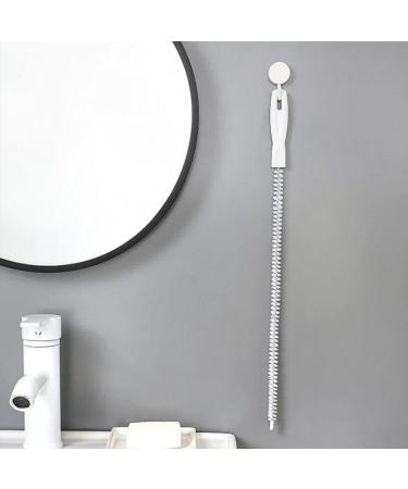 Pipe Dredging Brush Bathroom Hair Sewer Sink Cleaning Brush Drain Cleaner Clog Plug Hole Remover Tool - Buy Online on GoSupps.com