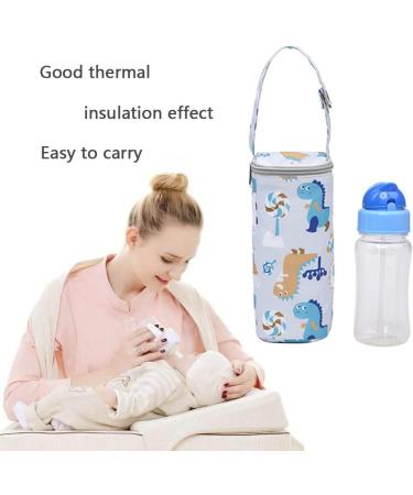 BABY BOTTLE INSULATION BAG | Hangable Cartoon Breastmilk Storage Tote | Portable Travel Milk Bottle Holder - Buy Online on GoSupps.com