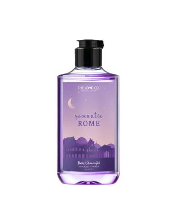Romantic Rome Body Wash Shower Gel | Refreshing & Hydrating Formula | Unisex Bath & Body Wash for Men & Women | Vegan & Paraben Free | Vegan & Cruelty-Free | Travel Essentials |250ml