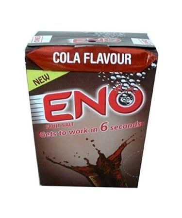 Eno Fruit Salt Antacid Powder - COLA Flavor - 1 Carton (30 Sachets)- 5 g Each