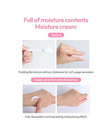 G9SKIN White In Moisture Cream - Milky Pudding Texture Face & Body Moisturizing Cream for Dry Dull Skin 100g/3.52oz - Buy Online on GoSupps.com