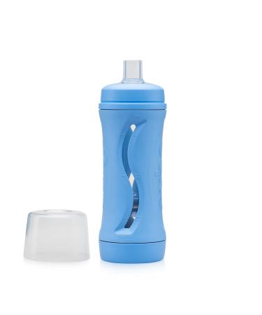 Non Squeeze  No Mess Baby Food Bottle (Blue)