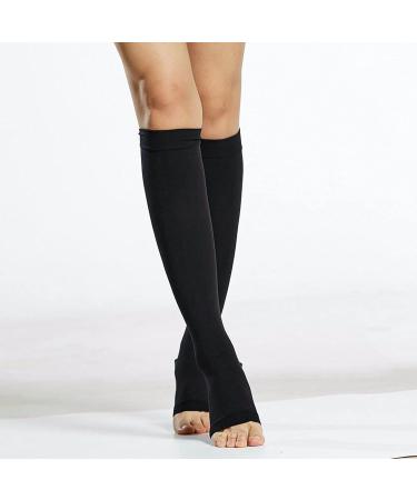 WSYKC Compression Stockings 23-32mmHg - Ideal for Home Sleep & Active Use | Black Medical-Grade Support for Teachers & Athletes - Size M - Buy Online on GoSupps.com