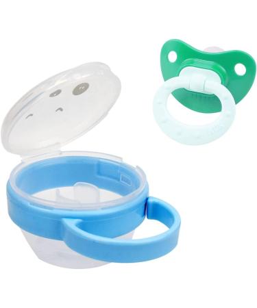 Baby Dummy Case Pacifier Case Travel Soother Box Transparent Soother Pod Pacifier Holder Box for Kids (Mid Blue) Mid Blue - Buy Online on GoSupps.com