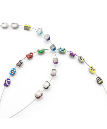 Temporary Dental Decorations Pack - Metal Wires Brackets & Ligatures for Orthodontics | Perfect for Dental Students & Professionals - Buy Online on GoSupps.com