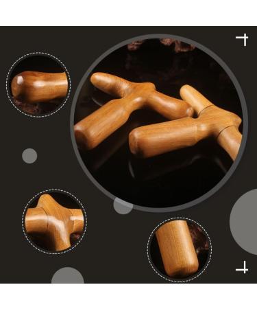 Solust Thai Foot Massage Device - Acupuncture Wood Massager for Deep Relaxation & Pain Relief | International Shipping Available - Buy Online on GoSupps.com