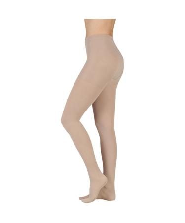 Juzo Soft Compression Pantyhose 30-40mmhg Closed Toe II Black