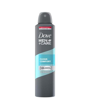 Dove Men Deodorant, Clean Comfort Scent, 48 Hour Powerful Protection Anti Perspirant, 8.45 Ounce (Pack of 6)