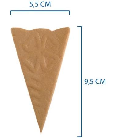 PZ 200 Fan Shaped Ice Cream Pods Cake Pods Wafer Ice Cream Cake Decoration for Milkshake Yogurt for Ice Cream and Cakes - Buy Online on GoSupps.com