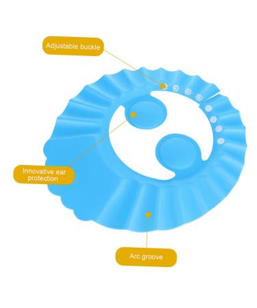 FRCOLOR 2pcs Shampoo Cap Bonnets for Toddlers - Bath Visor & Sun Hat Combo | Assorted Colors | 29.5X27.5CM - Buy Online on GoSupps.com