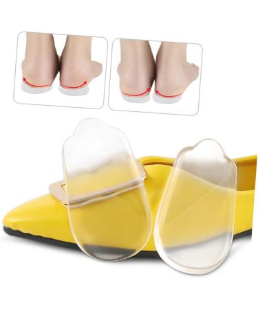 FRCOLOR Soft Heel Cup Insoles - 5 Pairs Protective Gel Pads for Foot Care & Comfort | Ideal Heel Support & Absorption - Perfect for Men - Buy Online on GoSupps.com