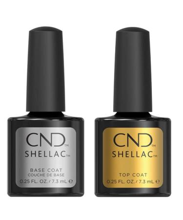 CND Shellac Power Polish Gel UV Base and Top Coat 7.3ml Single - Buy Online on GoSupps.com