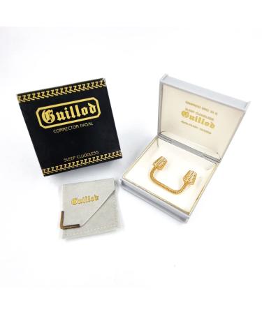 GUILLOD Nasal Corrector is an Anti-SNORING Method Made of Bronze Thread 24k Gold Plated. Hypoallergenic. Providing Fluid Breathing in a hygienic Comfortable and Simple Way.