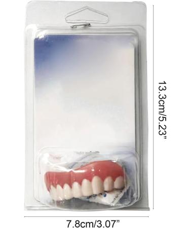 Perfect Veneers: Comfort Upper/Lower False Teeth Covers - Ideal Artificial Teeth for Men - Buy Online on GoSupps.com