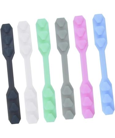 Oatipho Adjustable Mask Clip Holder - 6 Pack Buckle Grips for Face Masks | Anti-Strangulation Accessories & Mask Earring Hook - Buy Online on GoSupps.com