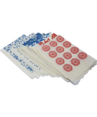 Ceramic Decals Transfer Paper Set - 6Pcs Flower Designs for Pottery & Ceramics - Buy Online on GoSupps.com