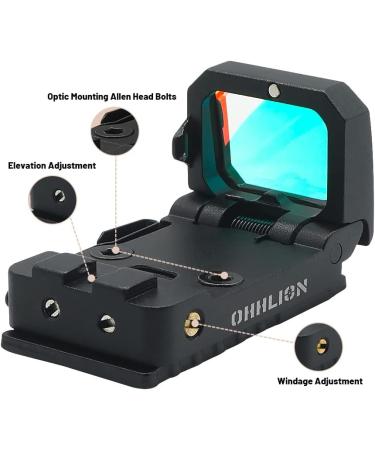 Micro Flip Up Reflex Red Dot Sight | RMR Pistol Cut | 3MOA Compact - Buy Online on GoSupps.com