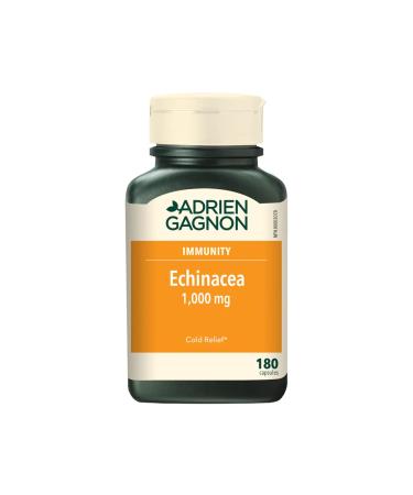 Adrien Gagnon - Echinacea 1000 mg - Relieves Cold Symptoms and Sore Throats - (180 caps)