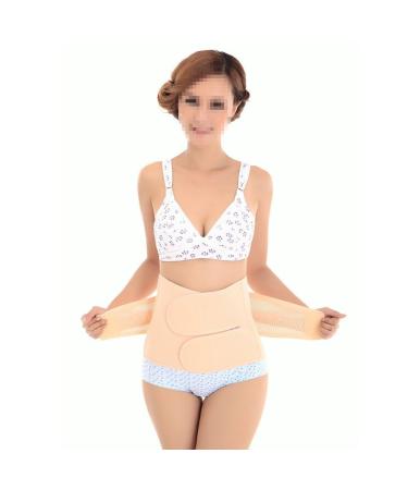 Breathable Adjustable Postpartum Belly Binder & Slimming Girdle for Women - Elastic Support Corset Belt (L) - Ideal for Post Pregnancy Recovery - Buy Online on GoSupps.com