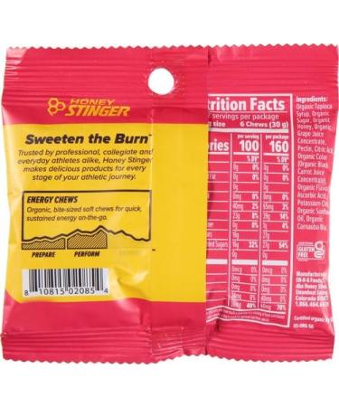 Buy Honey Stinger Energy Chews - Cherry Blossom Flavor 1.8 oz | International Shipping Available - Buy Online on GoSupps.com