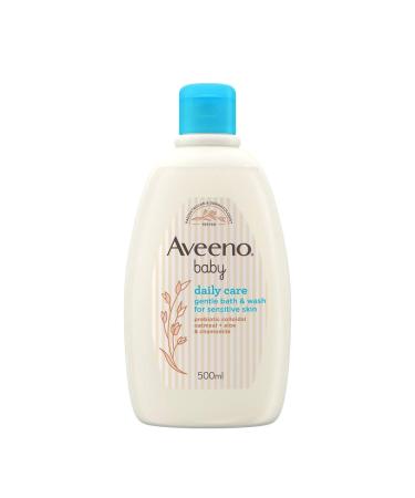 Aveeno Baby Daily Care Gentle Bath & Wash 500 ml Packaging May Vary Aloe Vera 500 ml (Pack of 1)