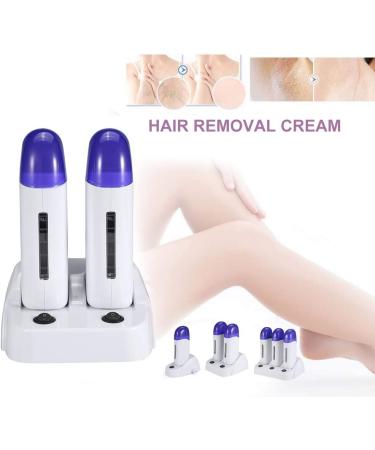 Depilatory Roll Hair Removal Waxing Roller Roll Wax Heater Waxing Paper Electric Rolling Wax Warmer Body Hair Removal Salon Tool (5#) - Buy Online on GoSupps.com