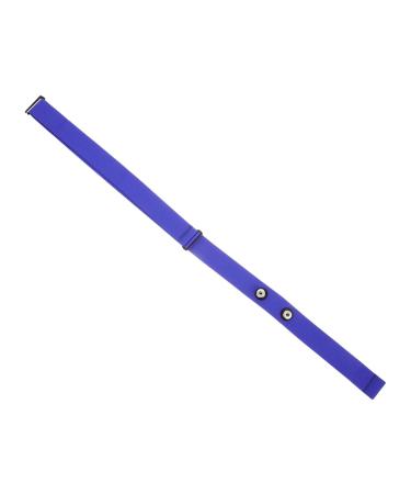 Anneomas Breast belt for heart surveillance breast-heart frequency knife Elastic breast ligament heart frequency meter belt sports belt Cardiac monitor chest strap pulse knife belt elasticity nylon replacement strap 17.00x3.00x0.10cm blue